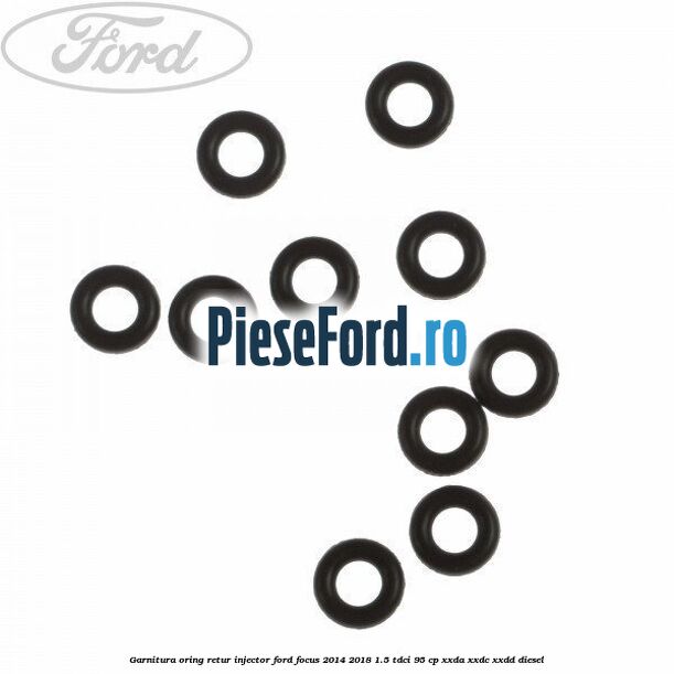 Garnitura oring retur injector Ford Focus 2014-2018 1.5 TDCi 95 cp XXDA, XXDC, XXDD diesel