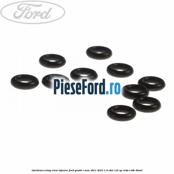 Garnitura oring retur injector Ford Grand C-Max 2011-2015 1.6 TDCi 115 cp T1DA, T1DB diesel
