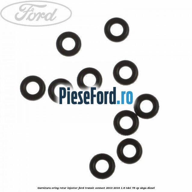 Garnitura oring retur injector Ford Transit Connect 2013-2018 1.6 TDCi 75 cp UBGA diesel
