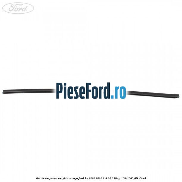 Garnitura panou usa fata stanga Ford Ka 2009-2016 1.3 TDCi 75 cp 169A1000, FD4 diesel