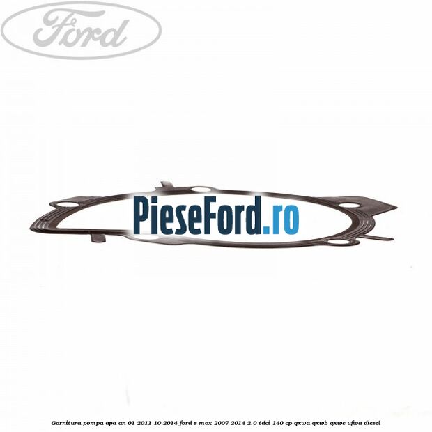 Garnitura, pompa apa an 01/2011-10/2014 Ford S-Max 2007-2014 2.0 TDCi 140 cp QXWA, QXWB, QXWC, UFWA diesel