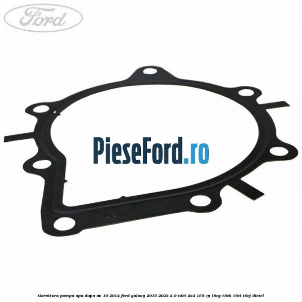 Garnitura pompa apa dupa an 10/2014 Ford Galaxy 2015-2023 2.0 TDCi 4x4 180 cp T8CG, T8CH, T8CI, T8CJ diesel