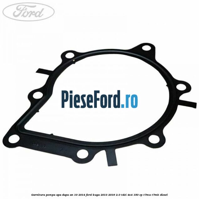 Garnitura pompa apa dupa an 10/2014 Ford Kuga 2013-2016 2.0 TDCi 4x4 150 cp T7MA, T7MB diesel