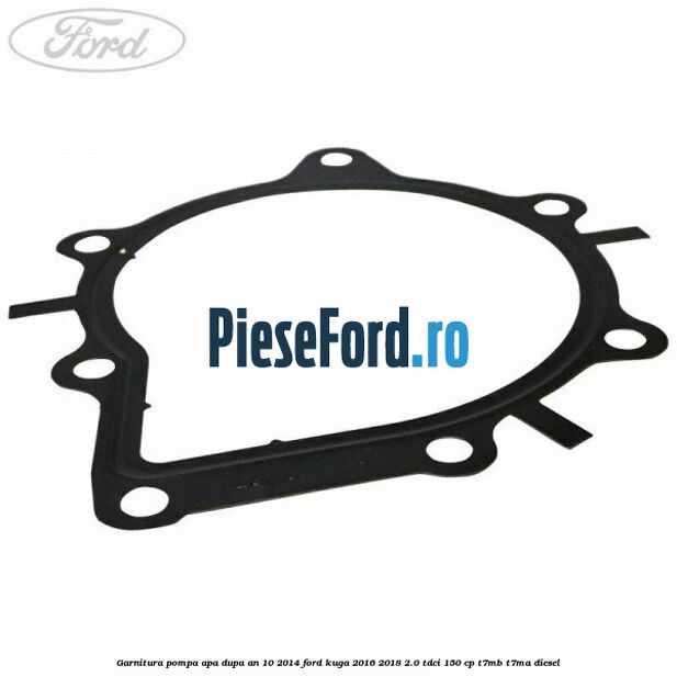 Garnitura pompa apa dupa an 10/2014 Ford Kuga 2016-2018 2.0 TDCi 150 cp T7MB, T7MA diesel