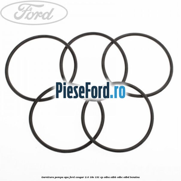 Garnitura pompa apa Ford Cougar 2.0 16V 131 cp Garnitura pompa apa Ford Cougar 2.0 16V 131 cp EDBA, EDBB, EDBC, EDBD benzina