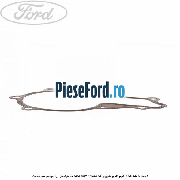 Garnitura, pompa apa Ford Focus 2004-2007 1.6 TDCi 90 cp GPDA, GPDB, GPDC, HHDA, HHDB diesel