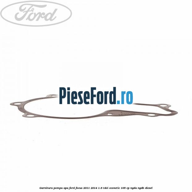 Garnitura, pompa apa Ford Focus 2011-2014 1.6 TDCi ECOnetic 105 cp NGDA, NGDB diesel