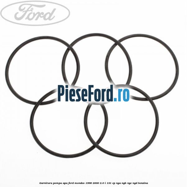 Garnitura pompa apa Ford Mondeo 1996-2000 2.0 i 131 cp NGA, NGB, NGC, NGD benzina