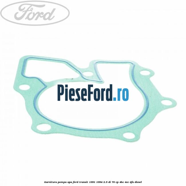 Garnitura, pompa apa Ford Transit 1991-1994 2.5 DI 70 cp 4BC, 4CC, 4FA diesel