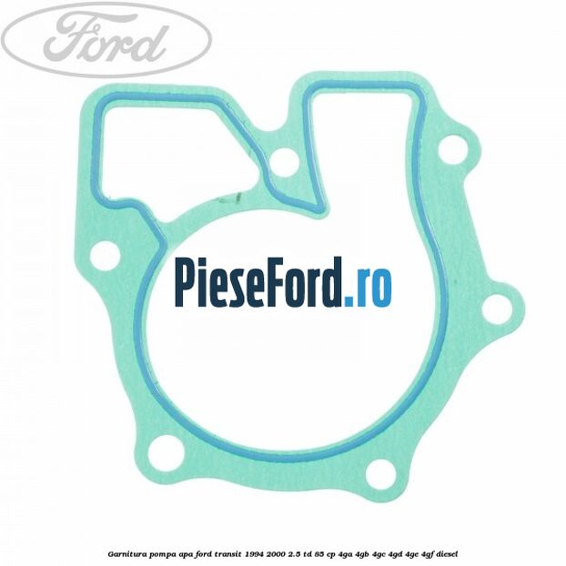 Garnitura, pompa apa Ford Transit 1994-2000 2.5 TD 85 cp 4GA, 4GB, 4GC, 4GD, 4GE, 4GF diesel