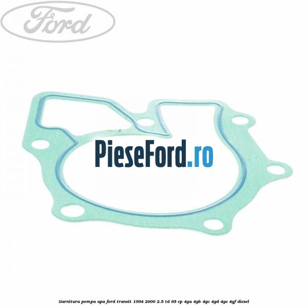 Garnitura, pompa apa Ford Transit 1994-2000 2.5 TD 85 cp 4GA, 4GB, 4GC, 4GD, 4GE, 4GF diesel