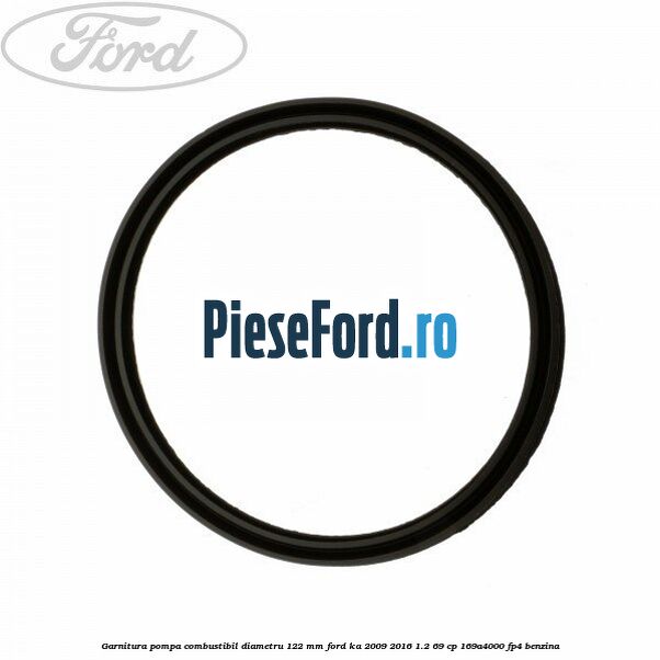 Garnitura pompa combustibil diametru 122 mm Ford Ka 2009-2016 1.2 69 cp 169A4000, FP4 benzina
