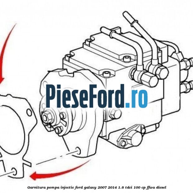 Garnitura pompa injectie Ford Galaxy 2007-2014 1.8 TDCi 100 cp FFWA diesel