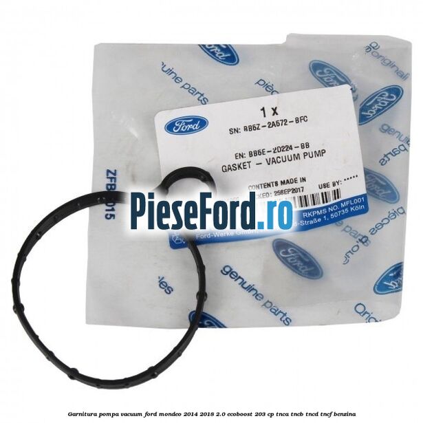 Garnitura pompa vacuum Ford Mondeo 2014-2018 2.0 EcoBoost 203 cp TNCA, TNCB, TNCD, TNCF benzina