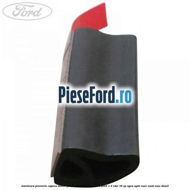 Garnitura protectie capota motor Ford Transit Courier 2014-2018 1.5 TDCi 75 cp UGCA, UGCB, XUCC, XUCD, XUCE diesel