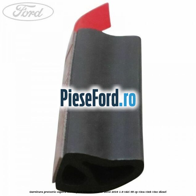 Garnitura protectie capota motor Ford Transit Courier 2014-2018 1.6 TDCi 95 cp T3CA, T3CB, T3CC diesel