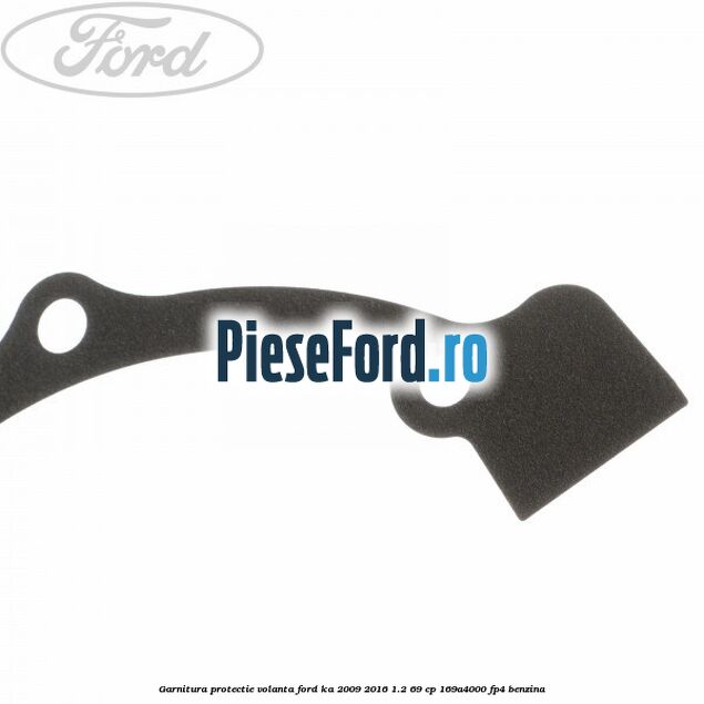 Garnitura protectie volanta Ford Ka 2009-2016 1.2 69 cp 169A4000, FP4 benzina
