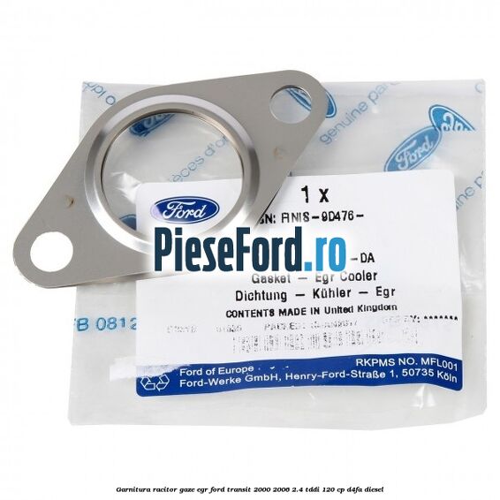 Garnitura racitor gaze EGR Ford Transit 2000-2006 2.4 TDdi 120 cp D4FA diesel