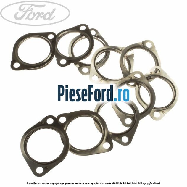 Garnitura racitor supapa EGR pentru model racit apa Ford Transit 2006-2014 2.2 TDCi 110 cp QVFA diesel