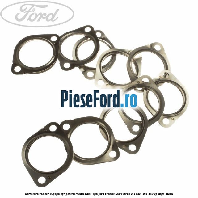 Garnitura racitor supapa EGR pentru model racit apa Ford Transit 2006-2014 2.4 TDCi 4x4 140 cp H9FB diesel