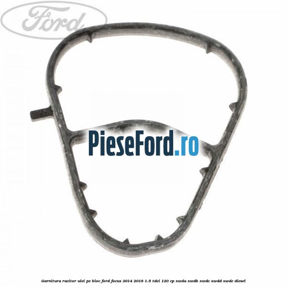 Garnitura racitor ulei pe bloc Ford Focus 2014-2018 1.5 TDCi 120 cp Garnitura racitor ulei pe bloc Ford Focus 2014-2018 1.5 TDCi 120 cp XWDA, XWDB, XWDC, XWDD, XWDE diesel