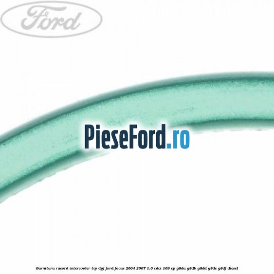 Garnitura racord intercooler tip dpf Ford Focus 2004-2007 1.6 TDCi 109 cp G8DA, G8DB, G8DD, G8DE, G8DF diesel