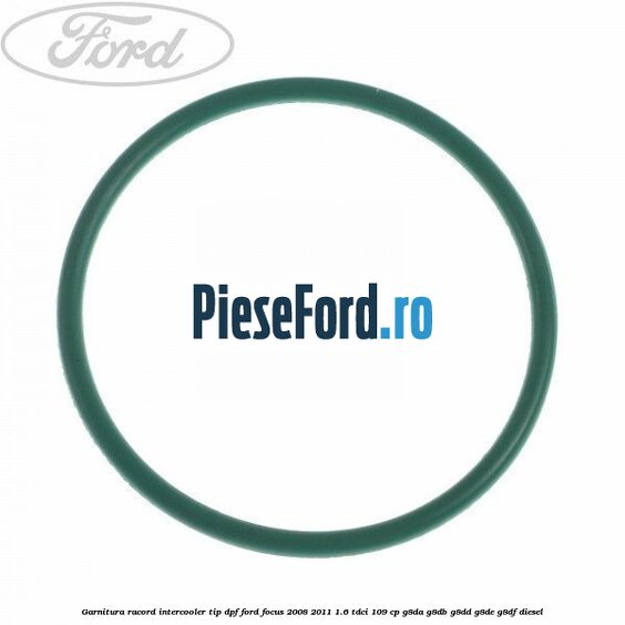 Garnitura racord intercooler tip dpf Ford Focus 2008-2011 1.6 TDCi 109 cp G8DA, G8DB, G8DD, G8DE, G8DF diesel