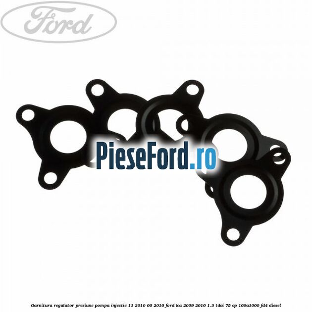 Garnitura regulator presiune pompa injectie 11/2010-06/2016 Ford Ka 2009-2016 1.3 TDCi 75 cp 169A1000, FD4 diesel