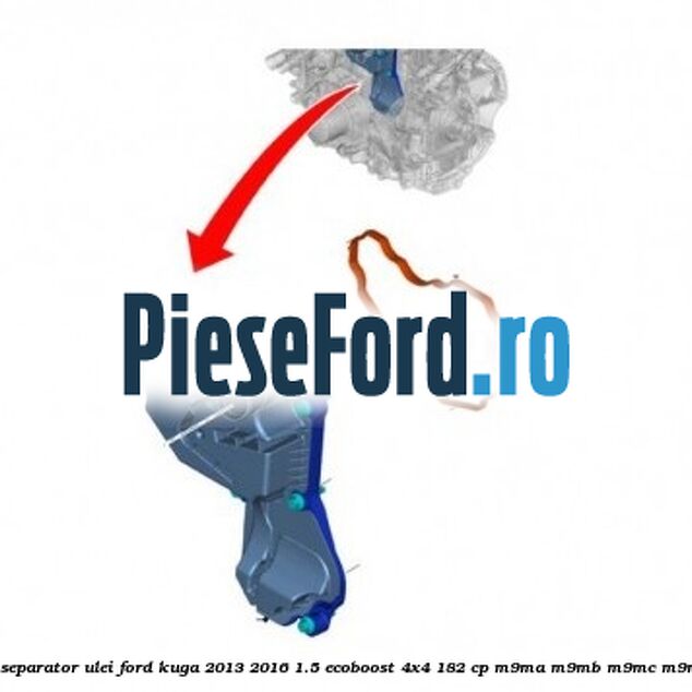 Garnitura separator ulei Ford Kuga 2013-2016 1.5 EcoBoost 4x4 182 cp M9MA, M9MB, M9MC, M9MD benzina
