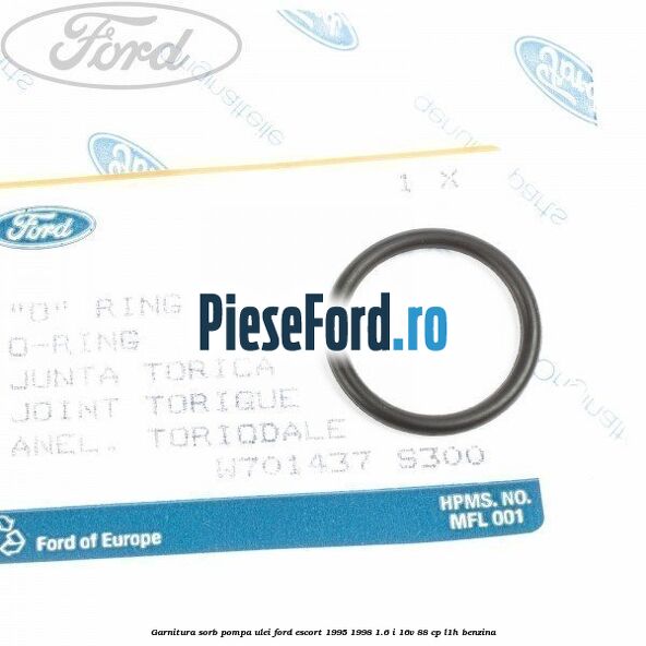 Garnitura sorb pompa ulei Ford Escort 1995-1998 1.6 i 16V 88 cp L1H benzina