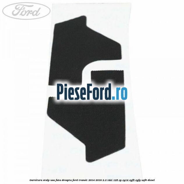 Garnitura stalp usa fata dreapta Ford Transit 2014-2018 2.2 TDCi 125 cp CY14, CYF5, CYFG, USF6 diesel