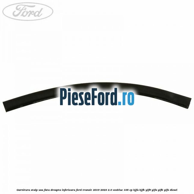 Garnitura stalp usa fata dreapta inferioara Ford Transit 2019-2023 2.0 EcoBlue 105 cp BJFA, BJFB, YLF6, YLFA, YLFB, YLFS diesel