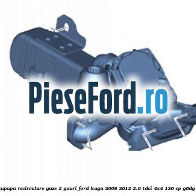 Garnitura supapa recirculare gaze 2 gauri Ford Kuga 2008-2012 2.0 TDCi 4x4 136 cp Garnitura supapa recirculare gaze 2 gauri Ford Kuga 2008-2012 2.0 TDCi 4x4 136 cp G6DG, UKDA diesel