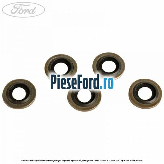 Garnitura superioara capac pompa injectie spre bloc Ford Focus 2014-2018 2.0 TDCi 150 cp T7DA, T7DB diesel