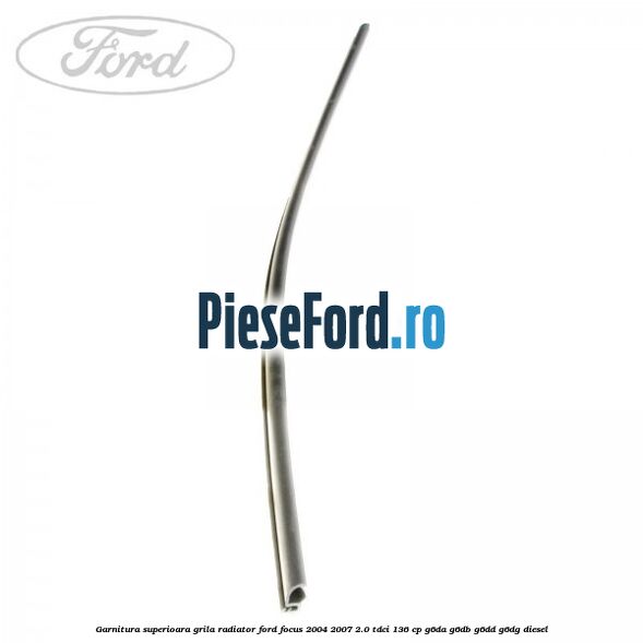 Garnitura superioara, grila radiator Ford Focus 2004-2007 2.0 TDCi 136 cp G6DA, G6DB, G6DD, G6DG diesel