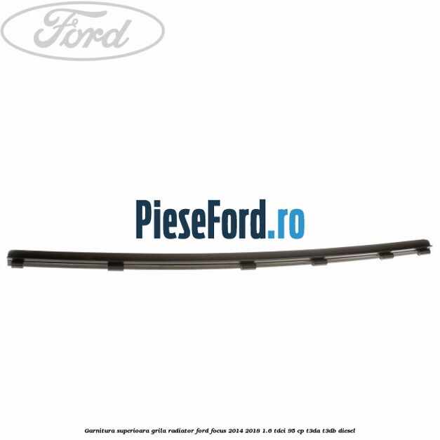 Garnitura superioara, grila radiator Ford Focus 2014-2018 1.6 TDCi 95 cp T3DA, T3DB diesel