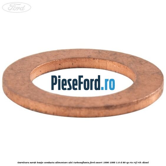 Garnitura surub banjo conducta alimentare ulei turbosuflanta Ford Escort 1990-1995 1.8 D 60 cp RTE, RTF, RTH diesel
