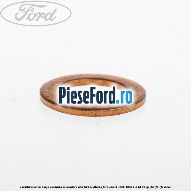 Garnitura surub banjo conducta alimentare ulei turbosuflanta Ford Escort 1995-1998 1.8 TD 90 cp RFD, RFK, RFS diesel