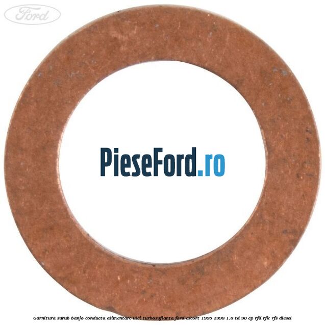 Garnitura surub banjo conducta alimentare ulei turbosuflanta Ford Escort 1995-1998 1.8 TD 90 cp RFD, RFK, RFS diesel
