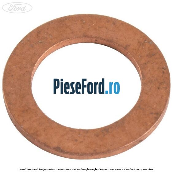 Garnitura surub banjo conducta alimentare ulei turbosuflanta Ford Escort 1995-1998 1.8 Turbo D 70 cp RVA diesel