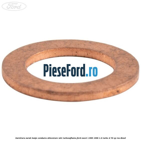Garnitura surub banjo conducta alimentare ulei turbosuflanta Ford Escort 1995-1998 1.8 Turbo D 70 cp RVA diesel