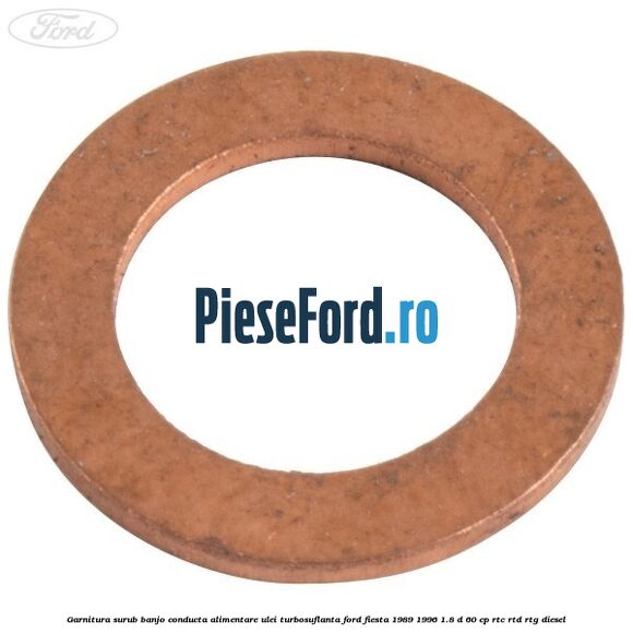 Garnitura surub banjo conducta alimentare ulei turbosuflanta Ford Fiesta 1989-1996 1.8 D 60 cp RTC, RTD, RTG diesel