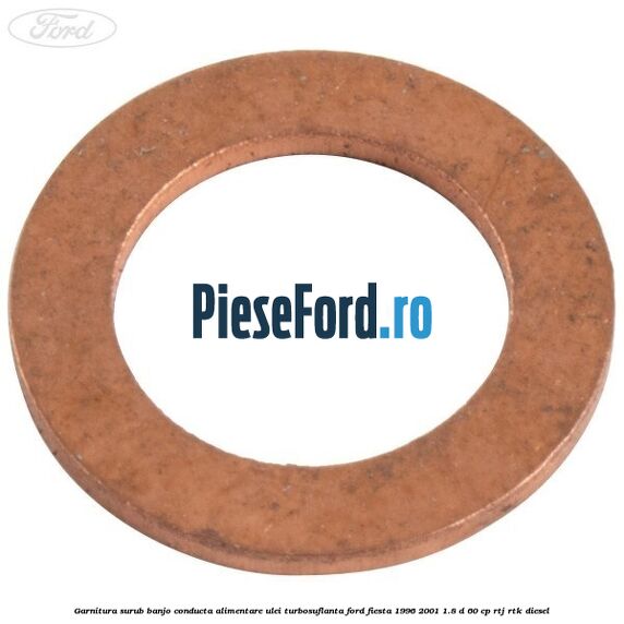 Garnitura surub banjo conducta alimentare ulei turbosuflanta Ford Fiesta 1996-2001 1.8 D 60 cp RTJ, RTK diesel