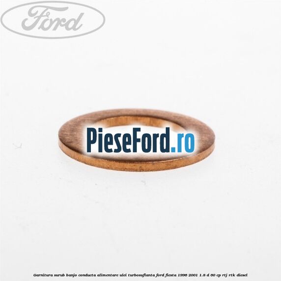 Garnitura surub banjo conducta alimentare ulei turbosuflanta Ford Fiesta 1996-2001 1.8 D 60 cp RTJ, RTK diesel