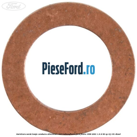 Garnitura surub banjo conducta alimentare ulei turbosuflanta Ford Fiesta 1996-2001 1.8 D 60 cp RTJ, RTK diesel