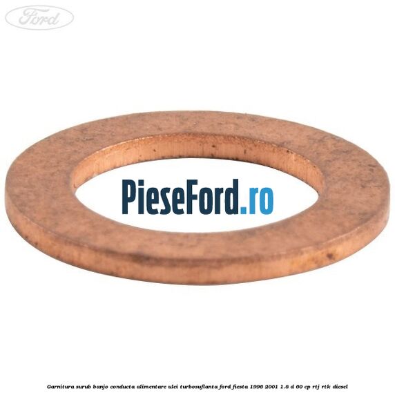 Garnitura surub banjo conducta alimentare ulei turbosuflanta Ford Fiesta 1996-2001 1.8 D 60 cp RTJ, RTK diesel