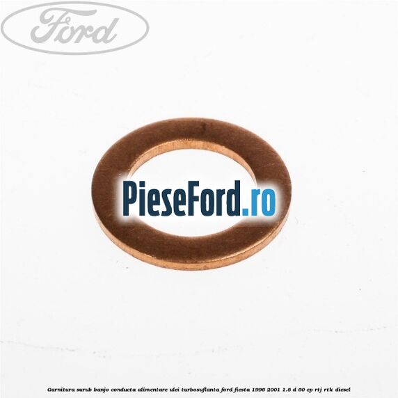 Garnitura surub banjo conducta alimentare ulei turbosuflanta Ford Fiesta 1996-2001 1.8 D 60 cp RTJ, RTK diesel
