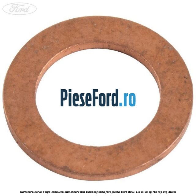 Garnitura surub banjo conducta alimentare ulei turbosuflanta Ford Fiesta 1996-2001 1.8 DI 75 cp RTN, RTP, RTQ diesel