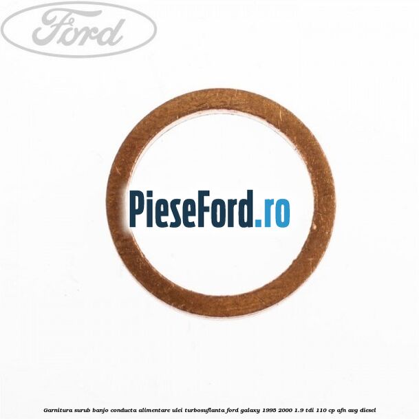 Garnitura surub banjo conducta alimentare ulei turbosuflanta Ford Galaxy 1995-2000 1.9 TDI 110 cp AFN, AVG diesel