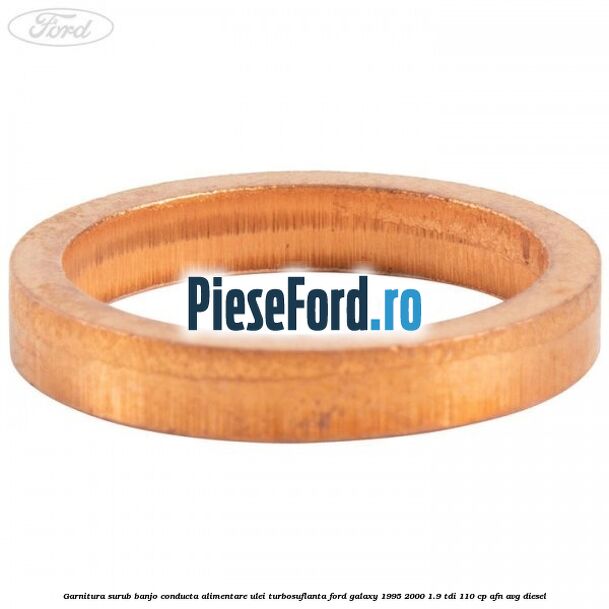 Garnitura surub banjo conducta alimentare ulei turbosuflanta Ford Galaxy 1995-2000 1.9 TDI 110 cp AFN, AVG diesel